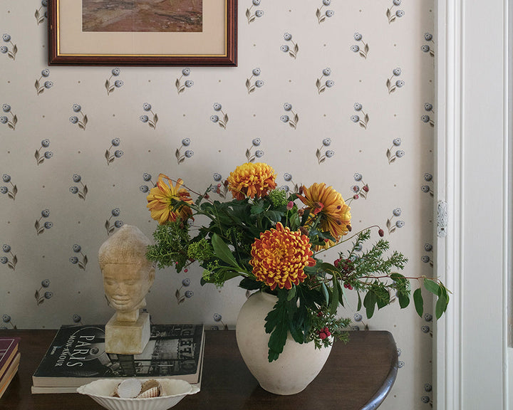 Sandberg Siv Wallpaper in a hallway