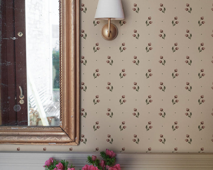 Sandberg Siv Wallpaper in a hallway