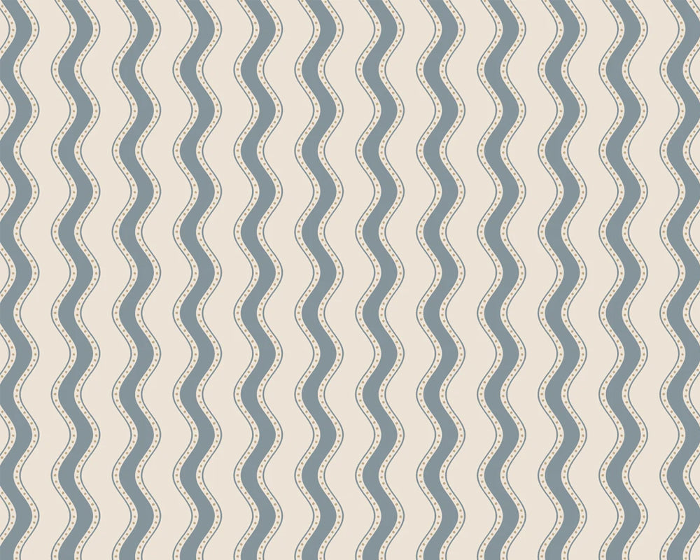Sandberg Erik Wallpaper in Indigo Blue