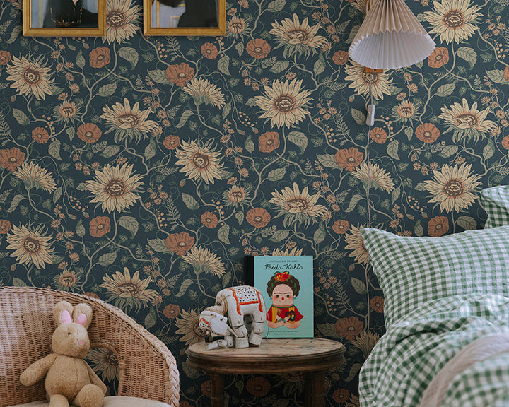 Sandberg Solveig Wallpaper in a kid bedroom
