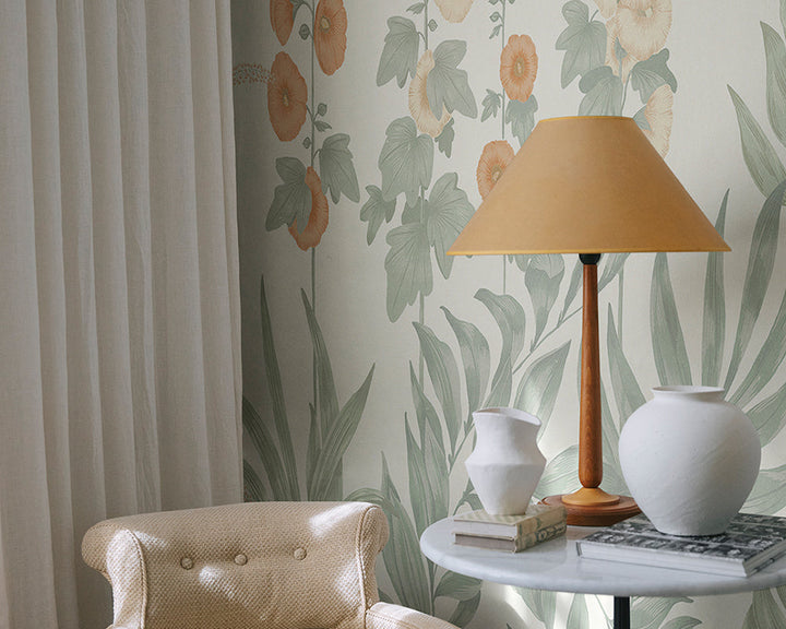 Sandberg Aino Wallpaper in a living room
