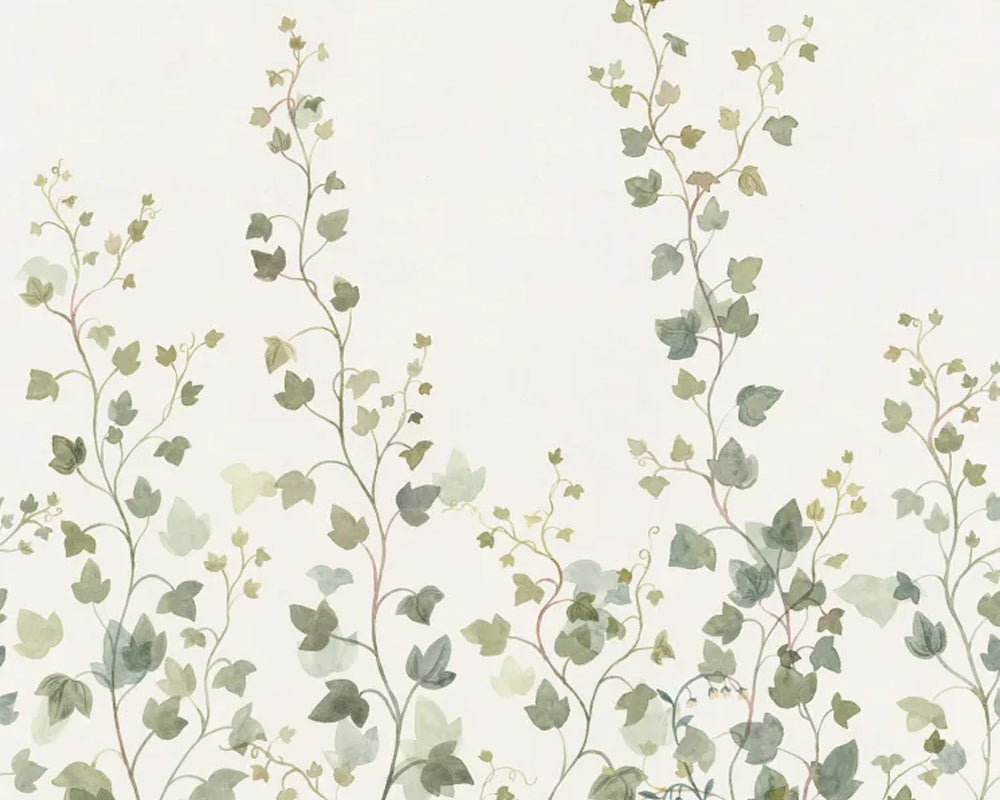 Sandberg Ivy Wallpaper in Green