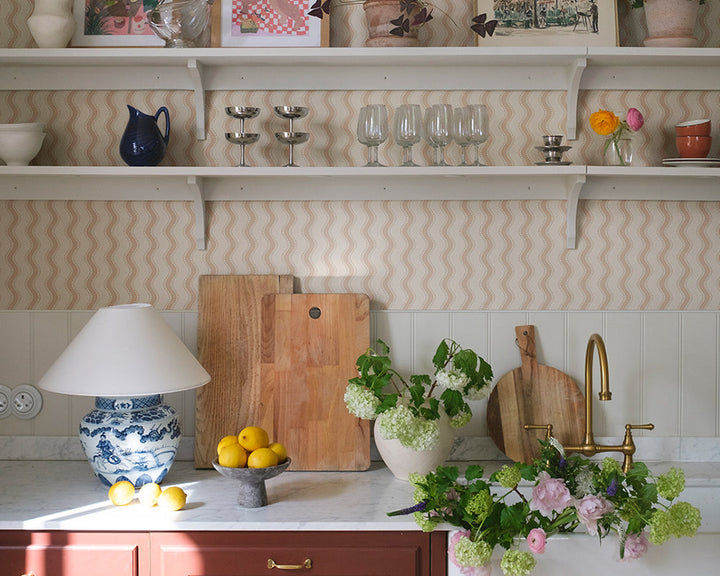 Sandberg Erik Wallpaper in a kitchen