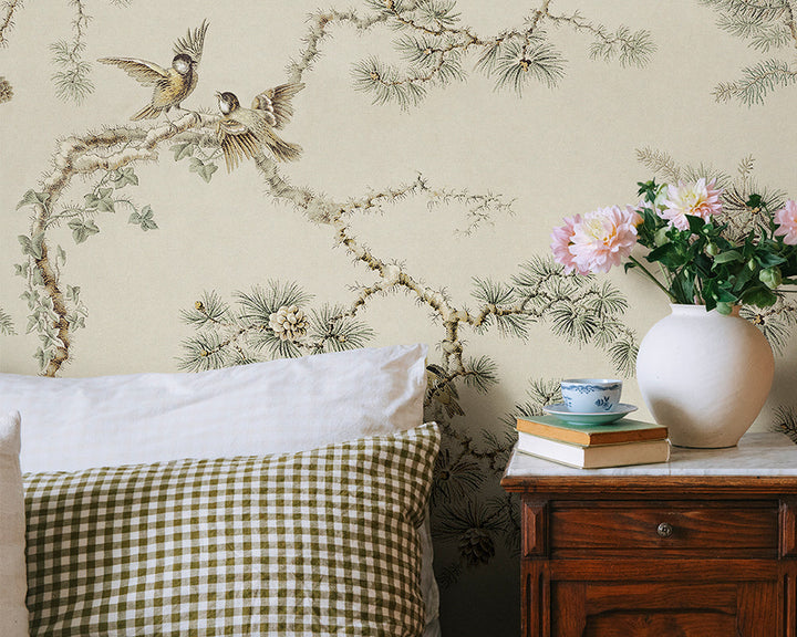 Sandberg Noah Wallpaper in a bedroom