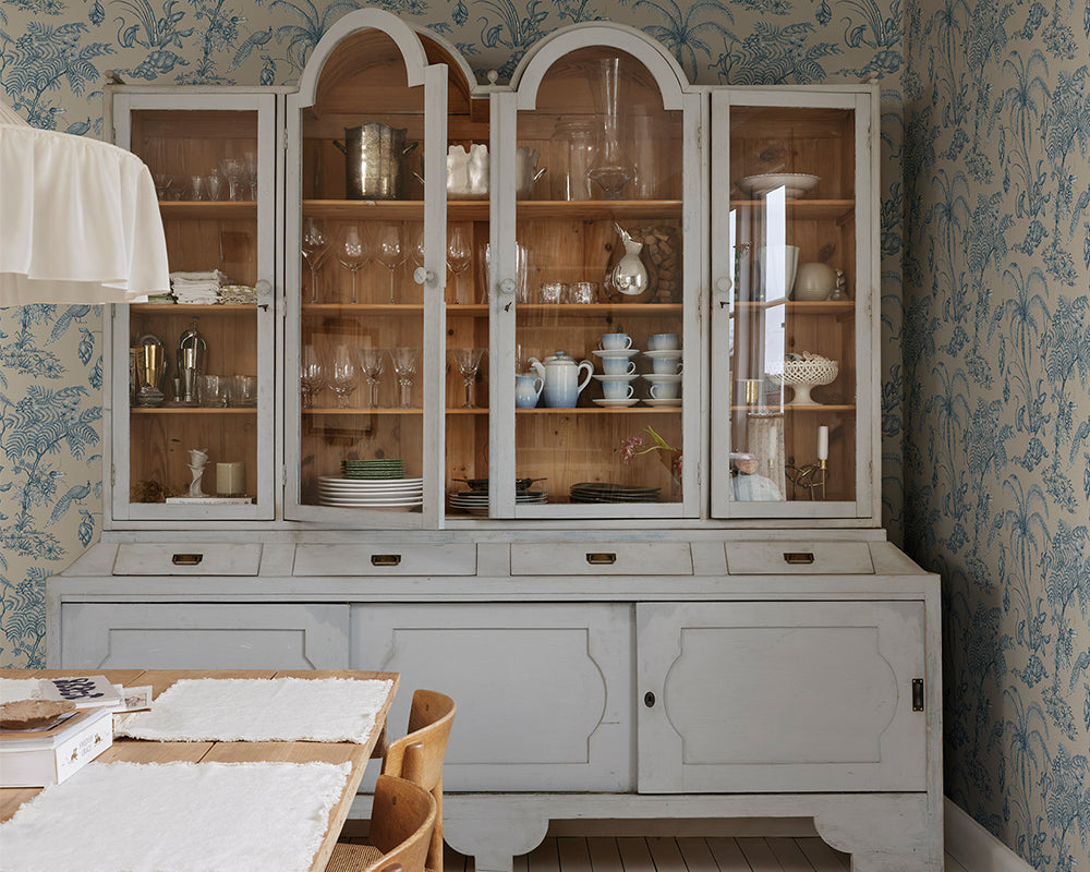 Sandberg Moa Wallpaper in a kitchen