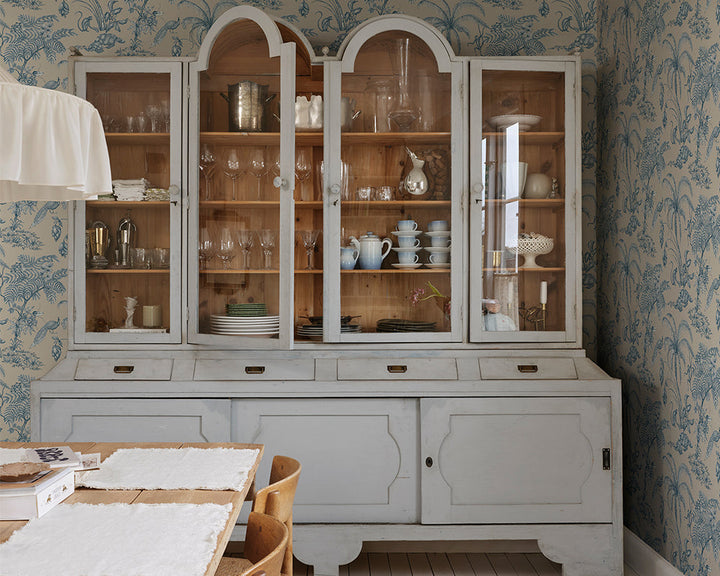 Sandberg Moa Wallpaper in a kitchen