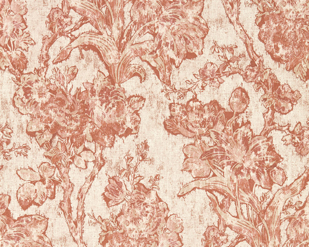 Sanderson Fringed Tulip Toile Wallpaper