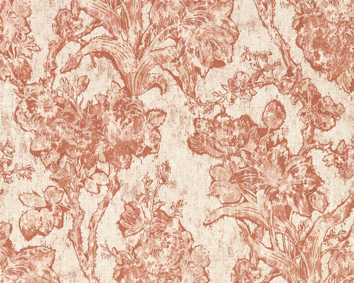 Sanderson Fringed Tulip Toile Wallpaper