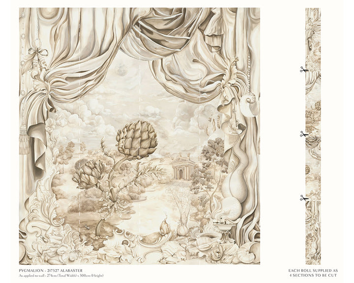 Sanderson Pygmalion Wallpaper Full Size Applied