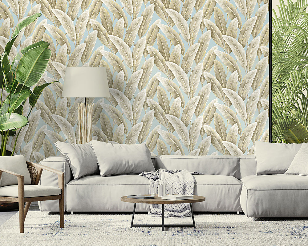 Today Interiors Savannah Grass - Pattern 1 Wallpaper LS60202 in a living space