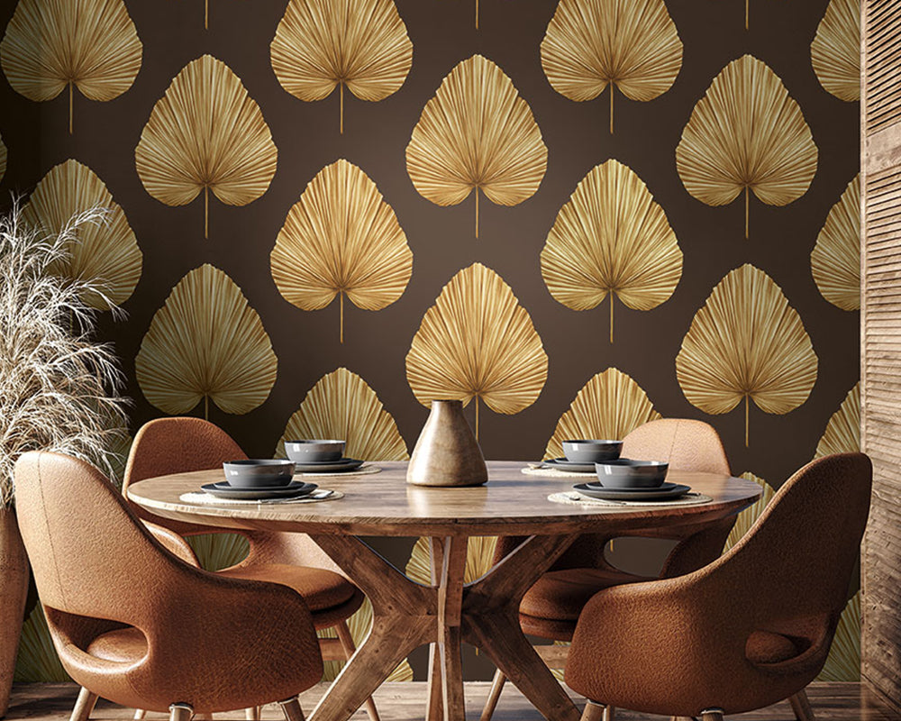 Today Interiors Savannah Grass - Pattern 6 Wallpaper LS60806 in a dinning space