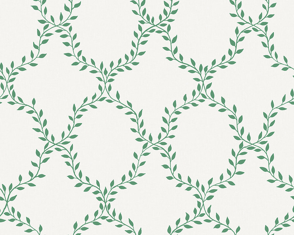 Sandberg Wilma Wallpaper in Sage Green