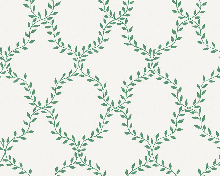 Sandberg Wilma Wallpaper in Sage Green