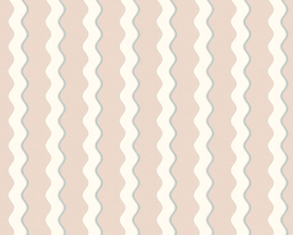 Woodchip & Magnolia Cari Wave Wallpaper