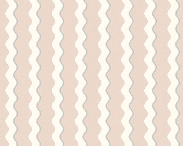 Woodchip & Magnolia Cari Wave Wallpaper