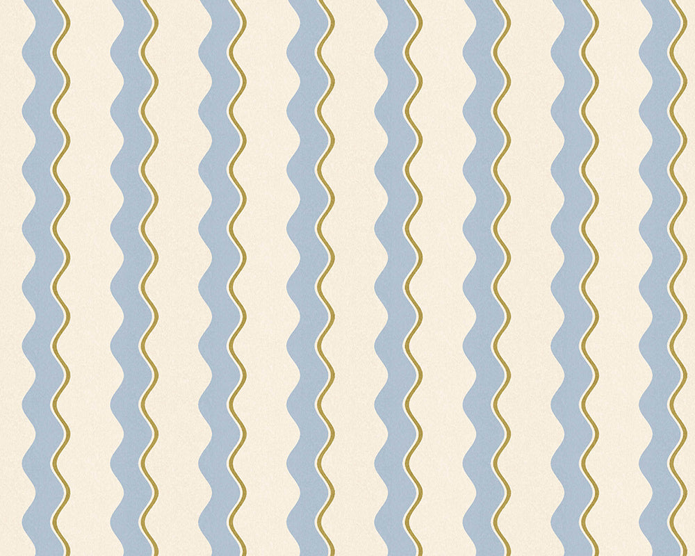Woodchip & Magnolia Cari Wave Wallpaper