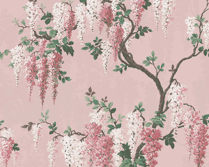 Woodchip & Magnolia Wisteria Wallpaper