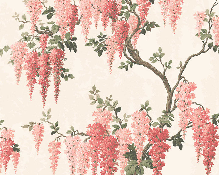 Woodchip & Magnolia Wisteria Wallpaper