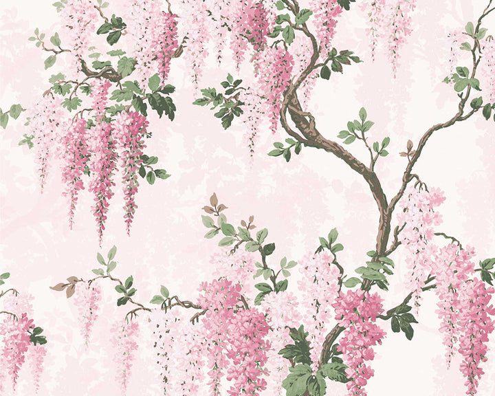 Woodchip & Magnolia Wisteria Wallpaper