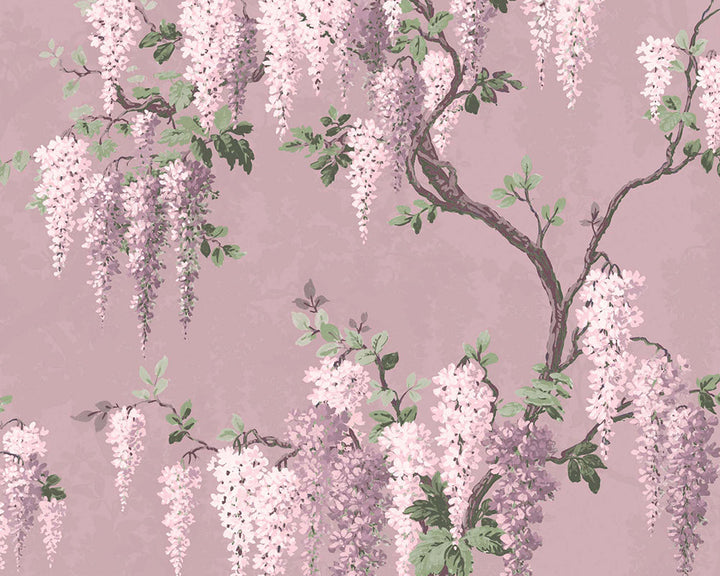 Woodchip & Magnolia Wisteria Wallpaper