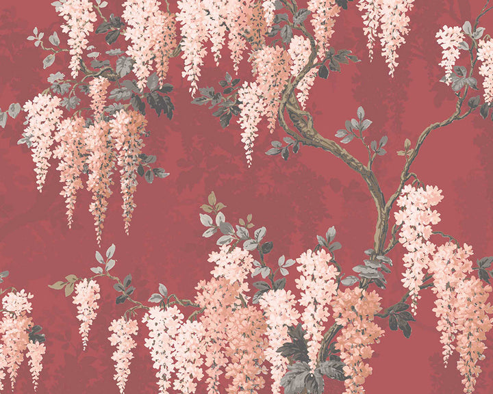 Woodchip & Magnolia Wisteria Wallpaper