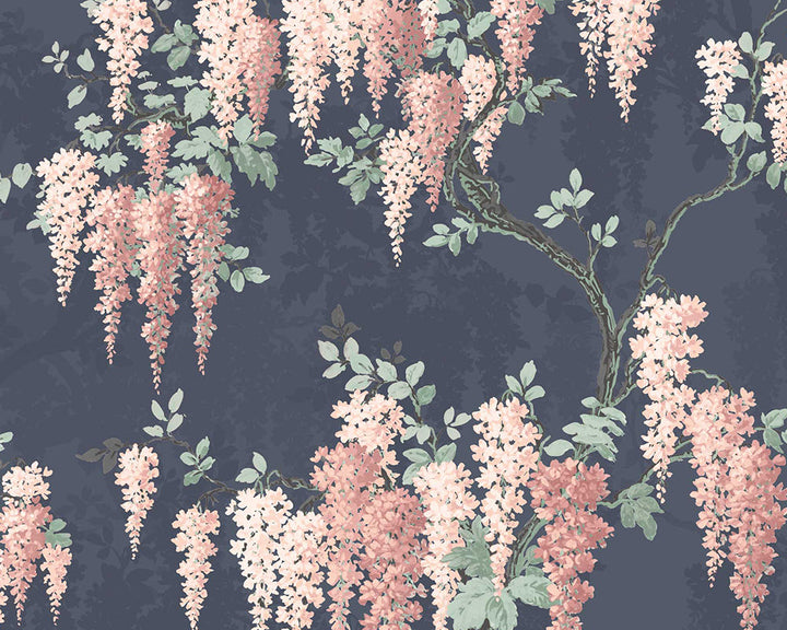 Woodchip & Magnolia Wisteria Wallpaper