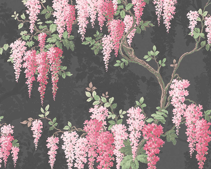 Woodchip & Magnolia Wisteria Wallpaper