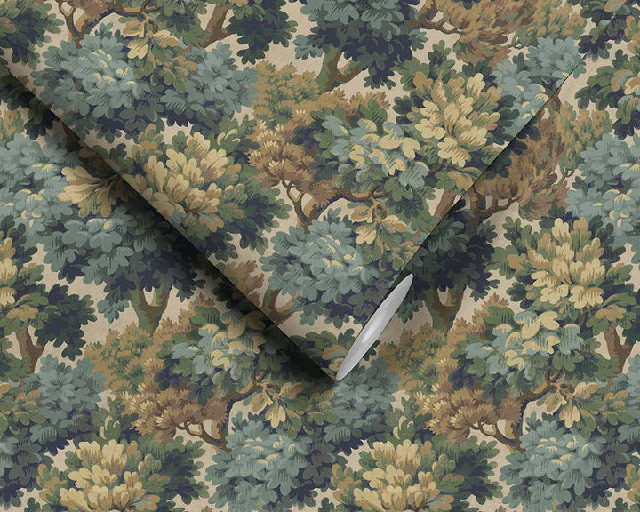 Woodchip & Magnolia Broadhead Forest Wallpaper roll