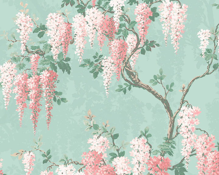 Woodchip & Magnolia Wisteria Wallpaper