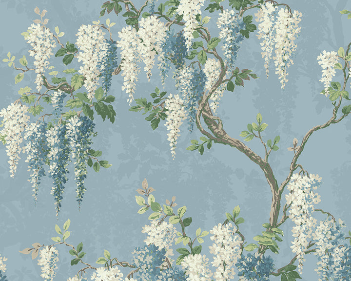 Woodchip & Magnolia Wisteria Wallpaper
