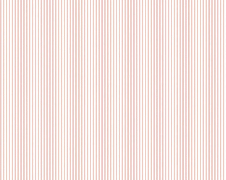 Woodchip & Magnolia Matchstick Stripe Wallpaper in Blush Pink