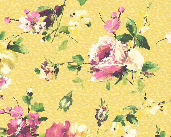 Woodchip & Magnolia Lancashire Rose Wallpaper