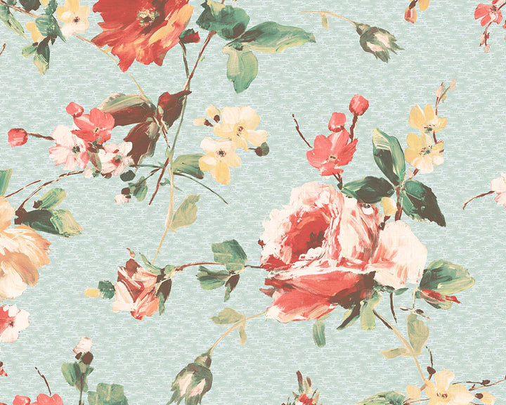 Woodchip & Magnolia Lancashire Rose Wallpaper