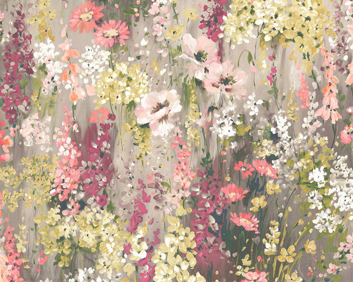 Woodchip & Magnolia Wilderness Wallpaper