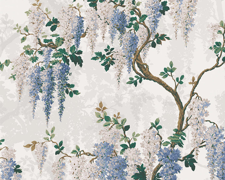 Woodchip & Magnolia Wisteria Wallpaper