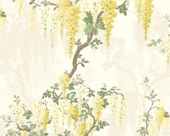 Woodchip & Magnolia Wisteria Wallpaper