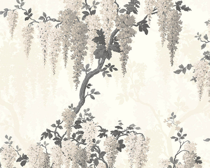 Woodchip & Magnolia Wisteria Wallpaper