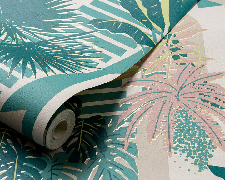 Breegan Jane x Clarke & Clarke Malindi Wallpaper roll