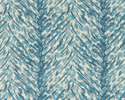 Breegan Jane x Clarke & Clarke Pokot Wallpaper in Denim