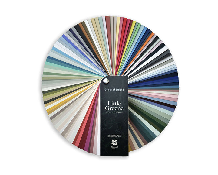 Little Greene Colours of England Fan Deck open