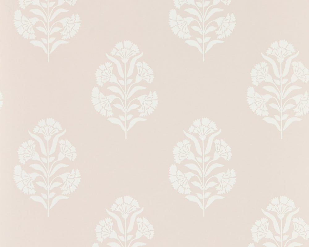 Clarke & Clarke Standen Wallpaper in Blush