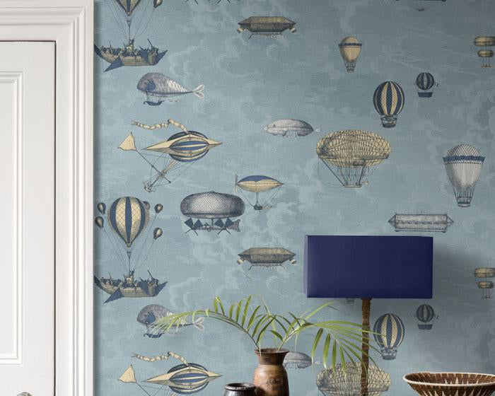Cole & Son Macchine Volanti Wallpaper Room Set