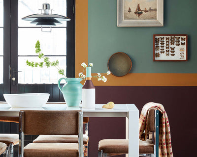 Little Greene Cordoba 277 Paint in a dining room