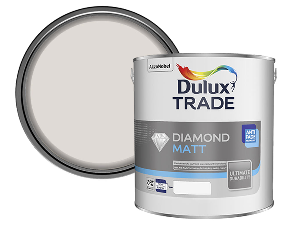 Dulux Trade Diamond Matt Paint - Just Walnut - 2.5 Litre - Outlet