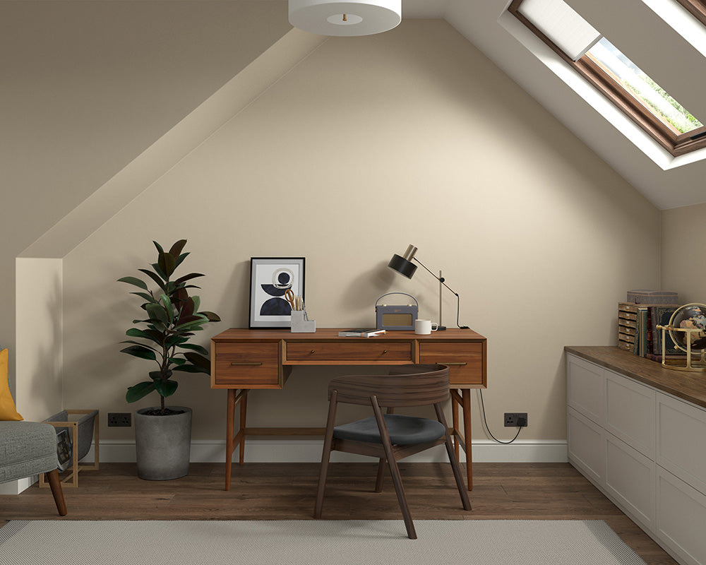 Dulux Heritage Ancient Sandstone Paint in Home Office