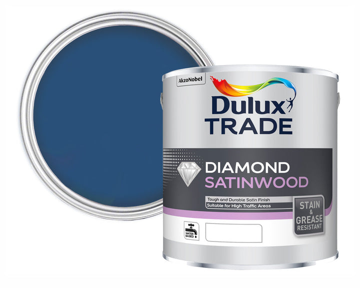Dulux Heritage Deep Ultramarine Paint - Oil Based High Gloss - 2.5 Litre - Outlet