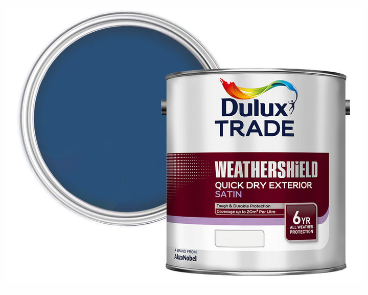 Dulux Heritage Deep Ultramarine Paint - Oil Based High Gloss - 2.5 Litre - Outlet
