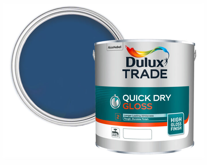 Dulux Heritage Deep Ultramarine Paint - Oil Based High Gloss - 2.5 Litre - Outlet