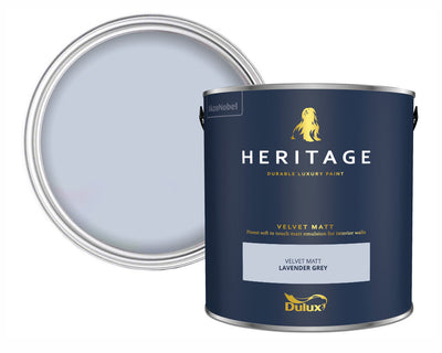 Dulux Heritage Lavender Grey Paint Tin