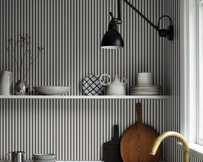 Sandberg Estelle Wallpaper in a kitchen